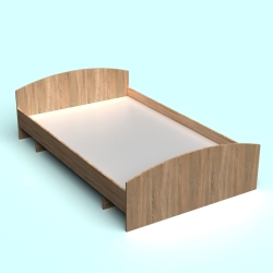 Кровать полуторная (1,2) 