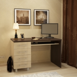 Стол компьютерный - 04 (ДСП-16) 