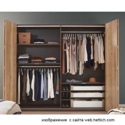 Шкаф для одежды (Фурнитура Hettich для складных дверей) 